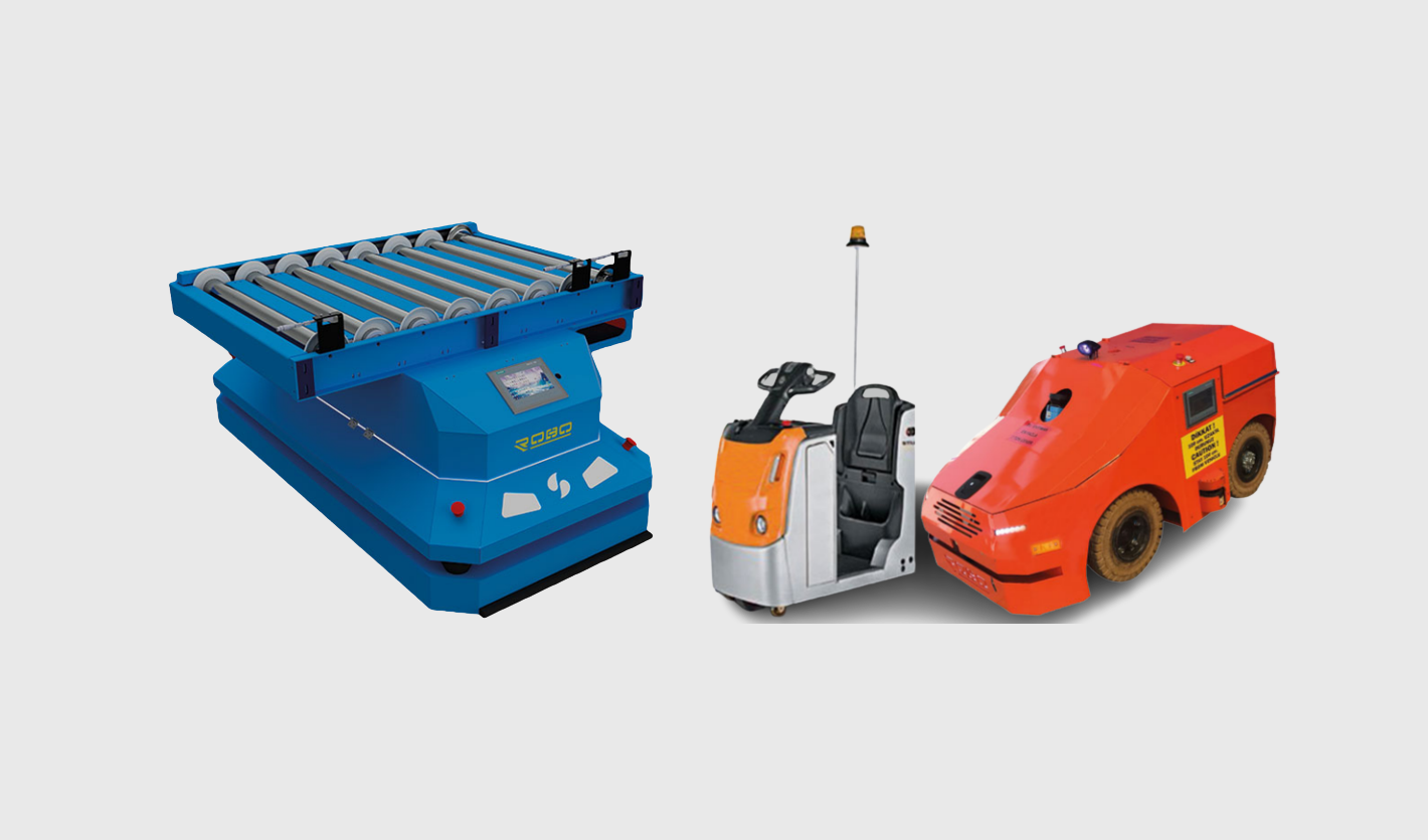 AGV (Automatic Guided Vehicles) / Automated Storage and Retrieval System