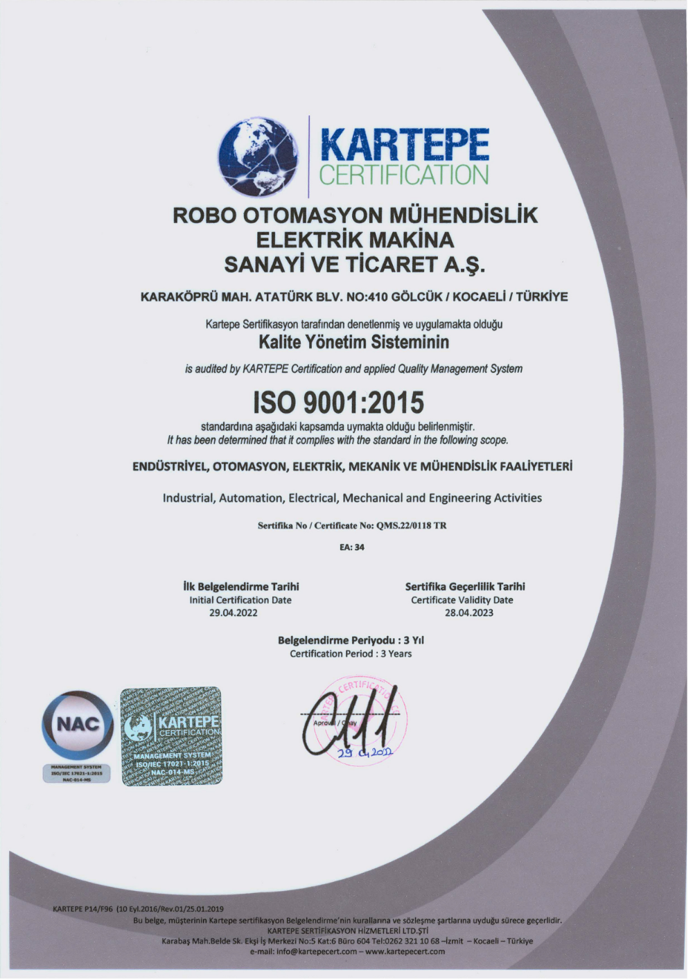 ISO 9001:2015